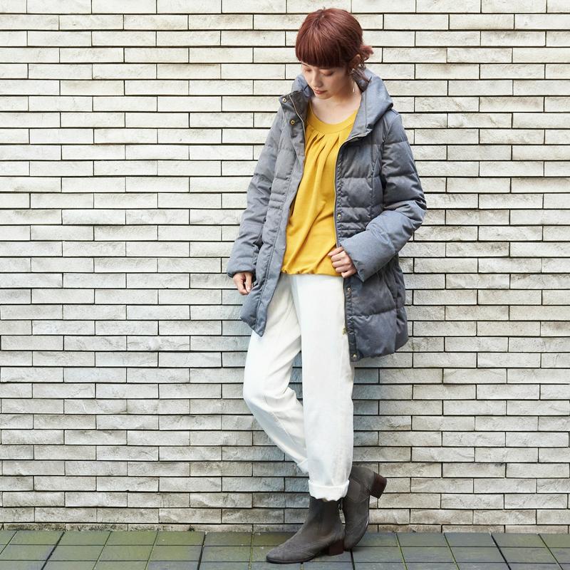大人気シリーズ☆お尻の隠れる丈のタックチュニック長袖カットソー【Ｍ～１０Ｌ】