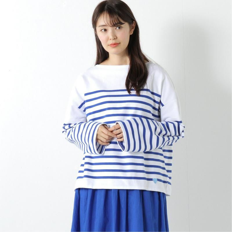 ラッセルドロップショルダーバスクＴシャツ（オーシバル／ORCIVAL）