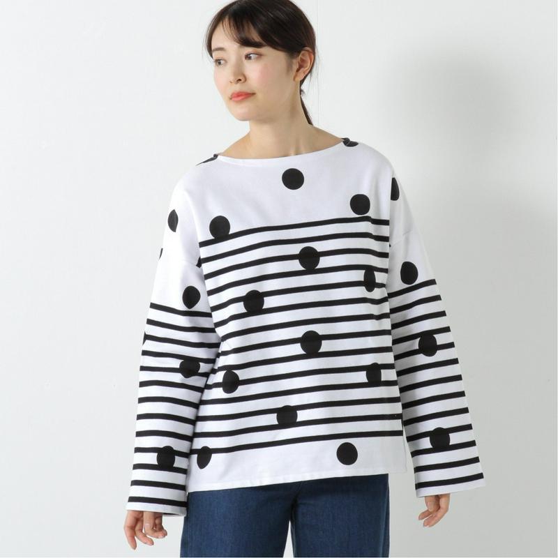 ラッセルドロップショルダーバスクＴシャツ（オーシバル／ORCIVAL）