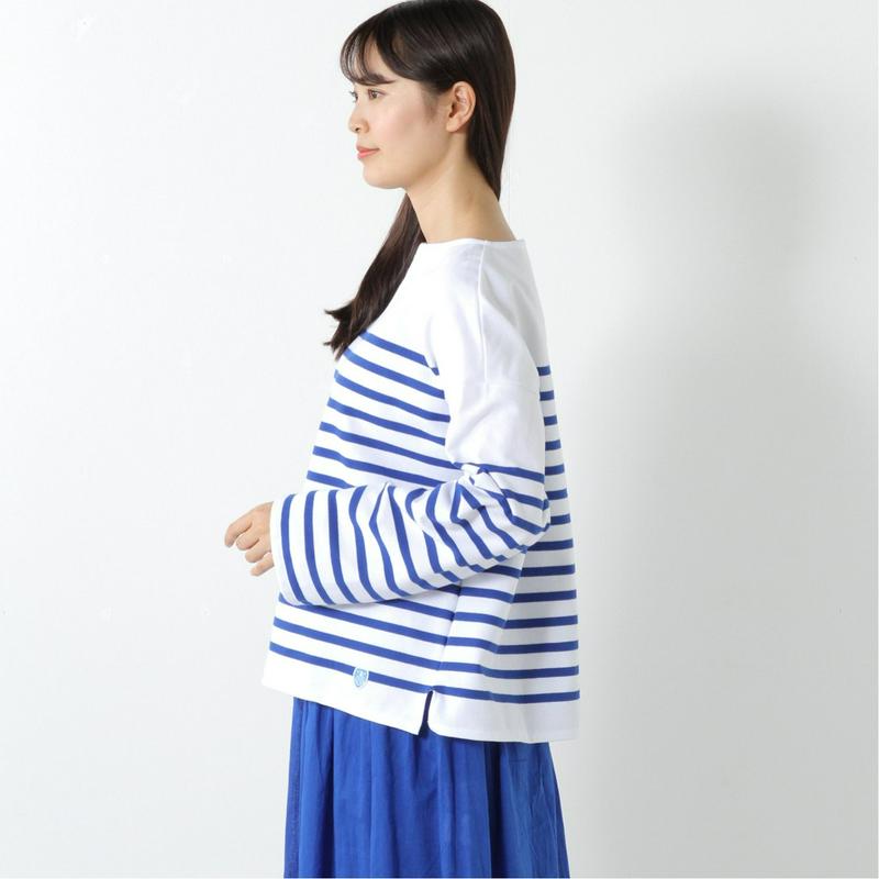 ラッセルドロップショルダーバスクＴシャツ（オーシバル／ORCIVAL）
