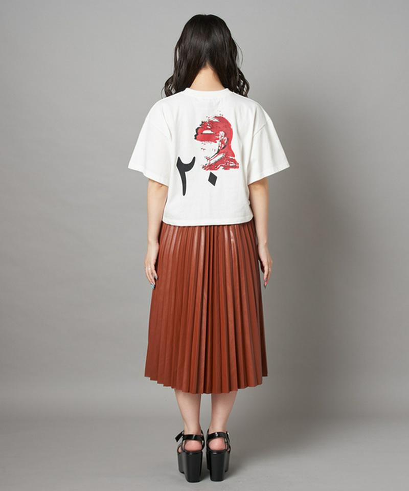 【2020AW】フェイクレザープリーツスカート