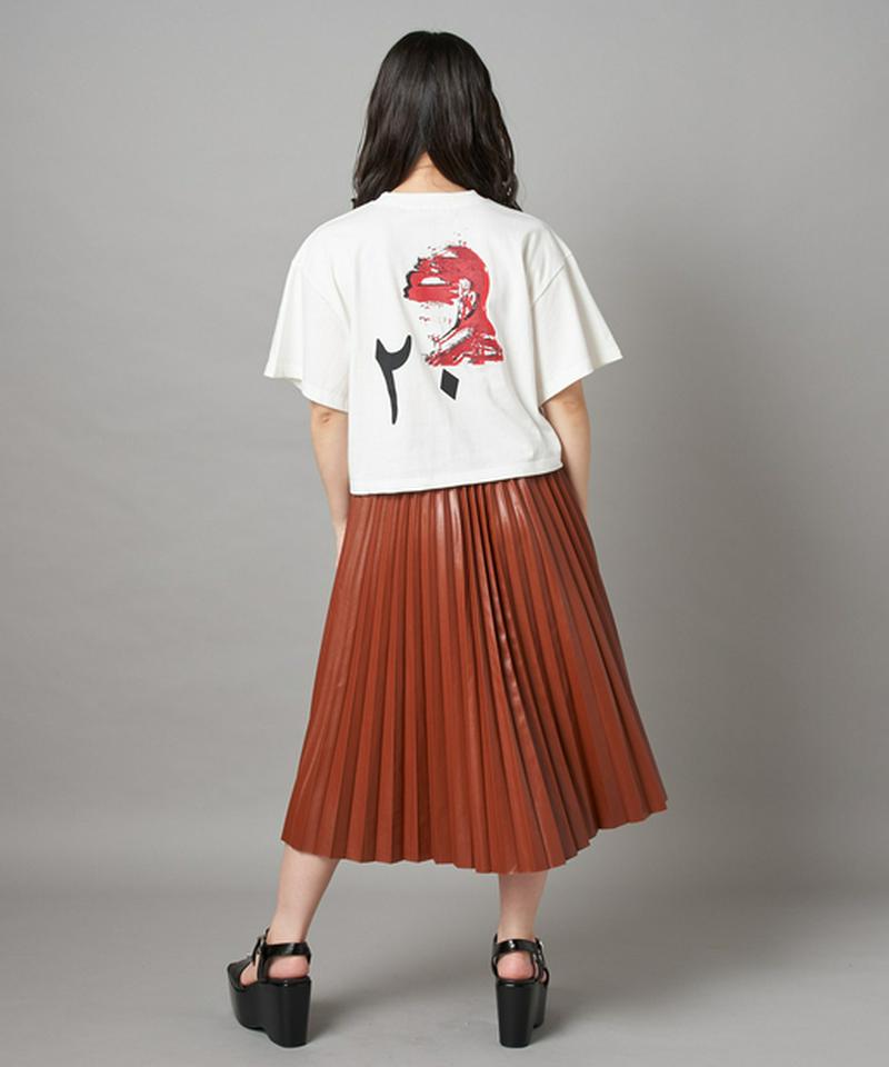 【2020AW】フェイクレザープリーツスカート