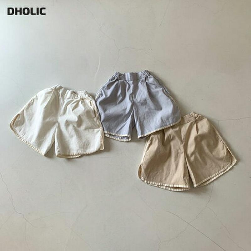 【新作10%OFF】ラウンドヘムスリットショートパンツ・u04444・キッズ 【3~8才】【pt】【韓国 ファッション ボトムス