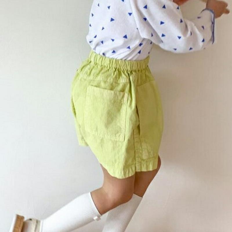 【新作10%OFF】ライトコットンショートパンツ・u04440・キッズ 【3~8才】【pt】【韓国 ファッション ボトムス パン