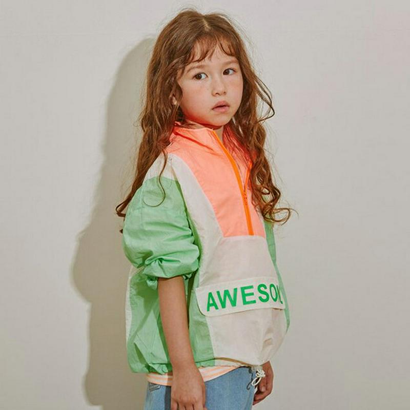 【新作10%OFF】Awesomeプルオーバー・u04457・キッズ 【3~8才】【tops】【韓国 ファッション トップス ア