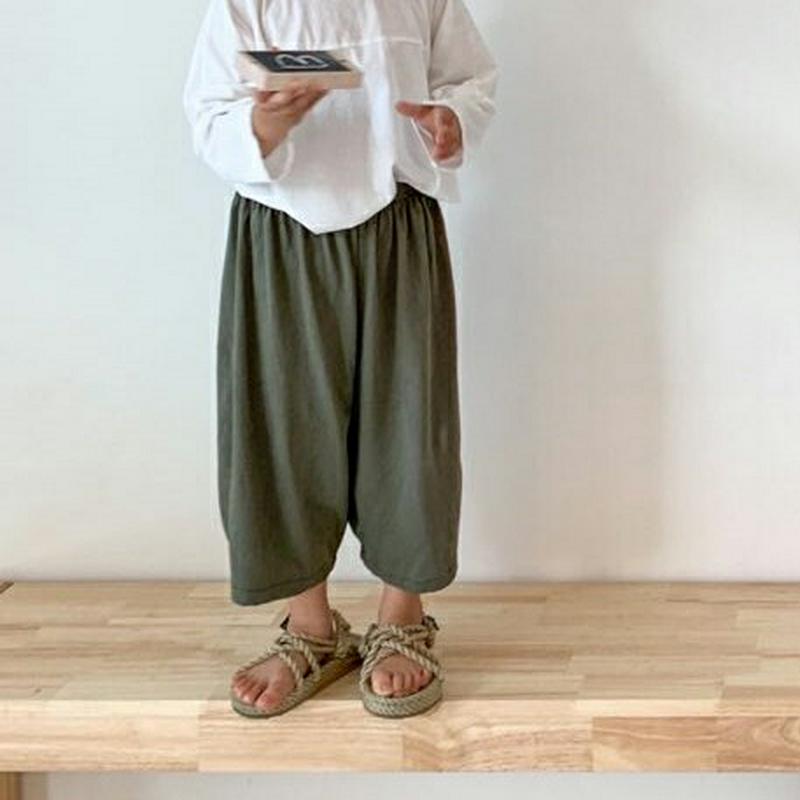 【新作10%OFF】Gymレタリングパンツ・u04445・キッズ 【3~8才】【pt】【韓国 ファッション ボトムス パンツ ロ