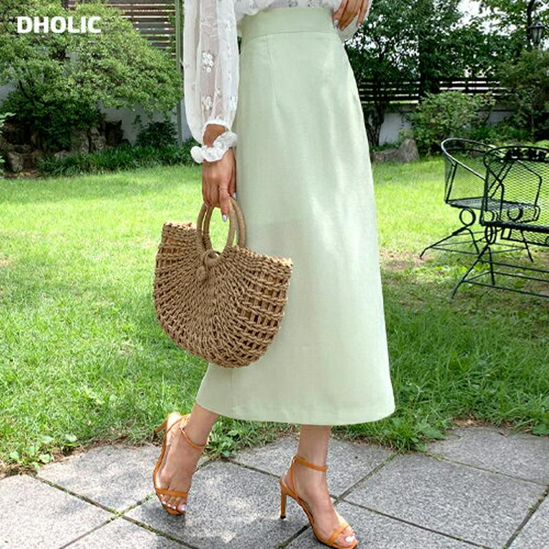 【新作10%OFF】Hラインスリットスカート・全3色・t56164 レディース【sk】【韓国 ファッション スカート ロング ロ