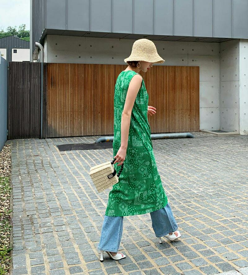 【新作10%OFF】ペイズリープリーツワンピース・全3色・b56157 レディース【ops】【韓国 ファッション ワンピース ロ