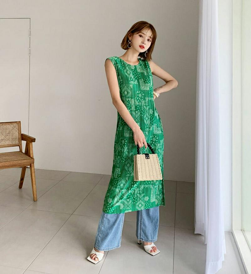 【新作10%OFF】ペイズリープリーツワンピース・全3色・b56157 レディース【ops】【韓国 ファッション ワンピース ロ