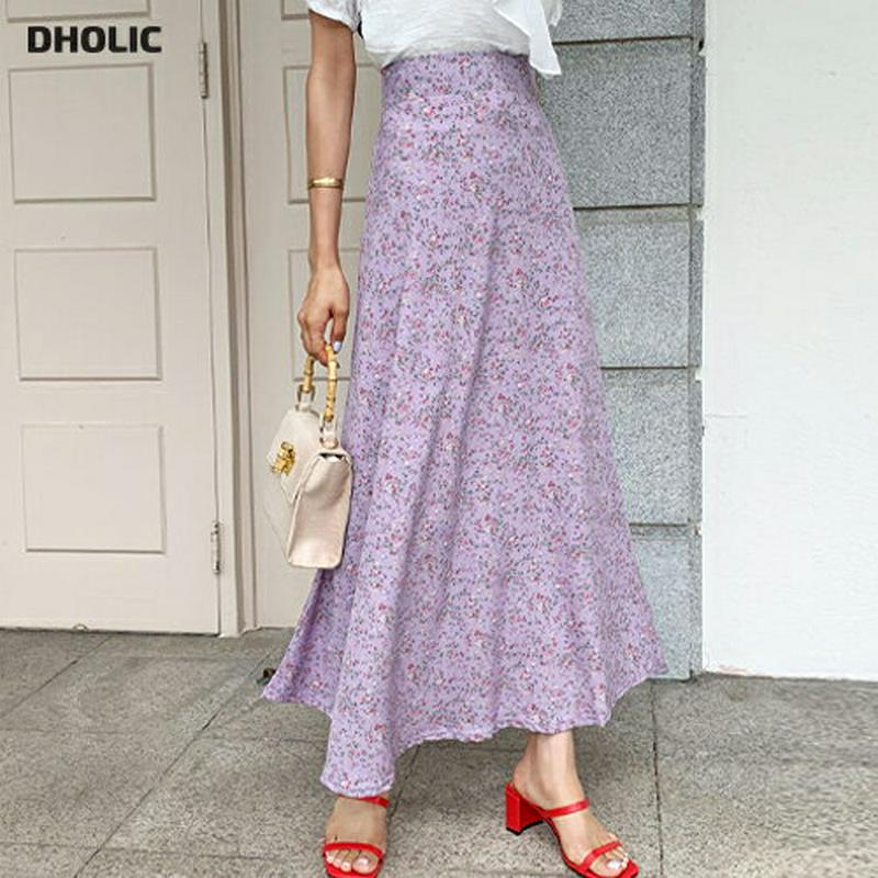 【新作10%OFF】フレアフローラルスカート・全2色・t60479 レディース【sk】【韓国 ファッション スカート ロング ロ