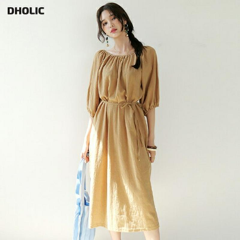 【新作10%OFF】ストラップ付ラグランワンピース・全3色・b60415 レディース【ops】【韓国 ファッション ワンピース 