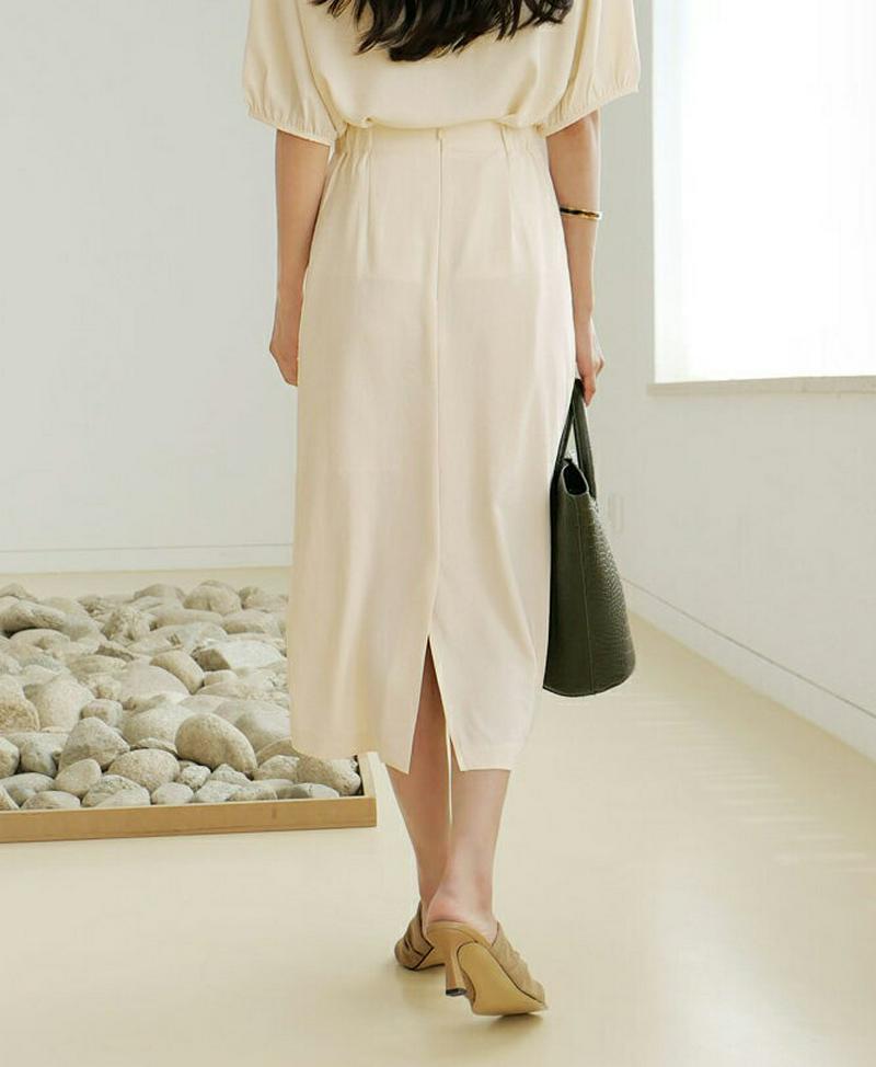 【新作10%OFF】ペンシルスカート・全2色・t60420 レディース【sk】【韓国 ファッション スカート ロング ロングスカ