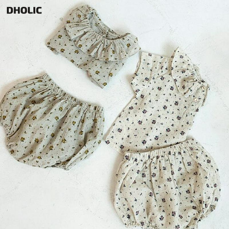 【新作10%OFF】ラッフルカラーブラウス&ブルマパンツSET・p004367 キッズ【0~2才】【set】【セットアップ se