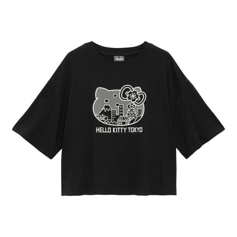 クロップドT(5分袖)SANRIO 1+X