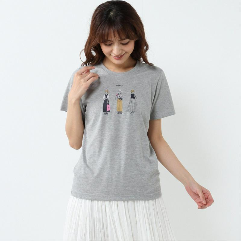 選べるプリント１０色展開◎着回しＴシャツ（ページワン/PAGE ONE）