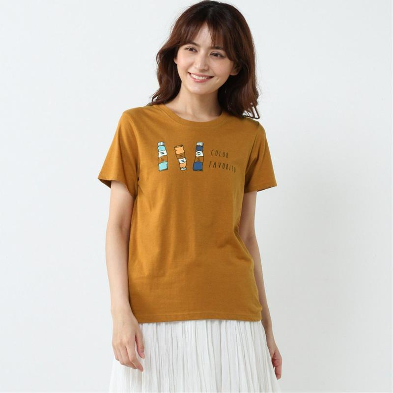 選べるプリント１０色展開◎着回しＴシャツ（ページワン/PAGE ONE）