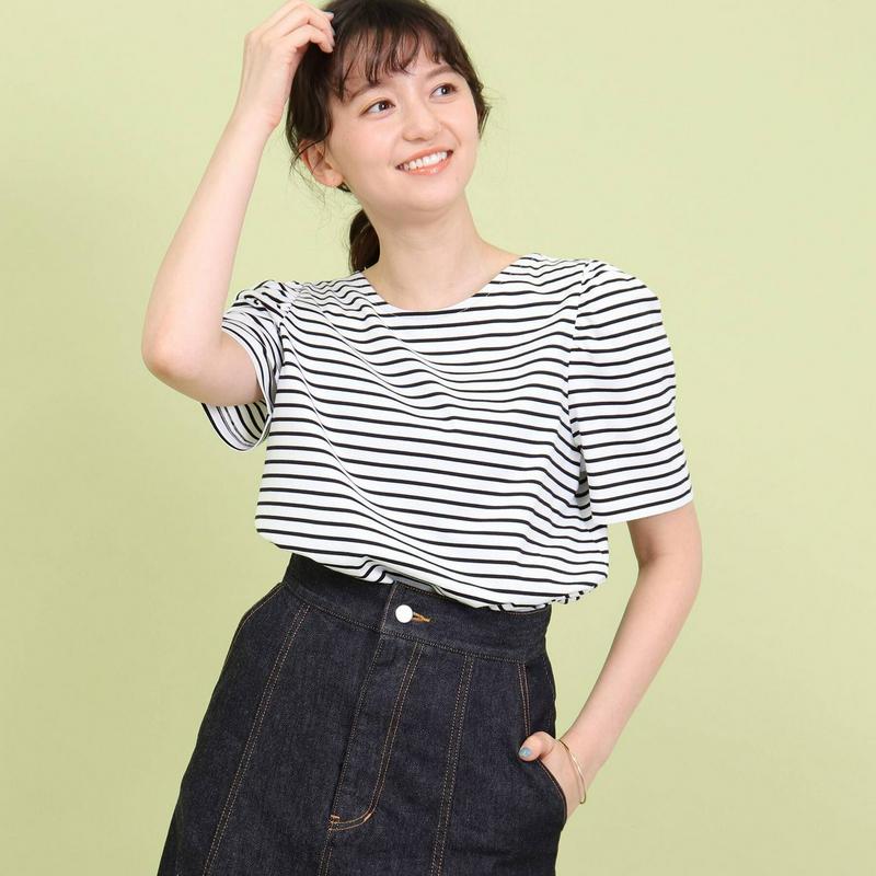 【ＷＥＢ先行】アームホールギャザーコットンＴシャツ（ａｎａｔｅｌｉｅｒ／アナトリエ）