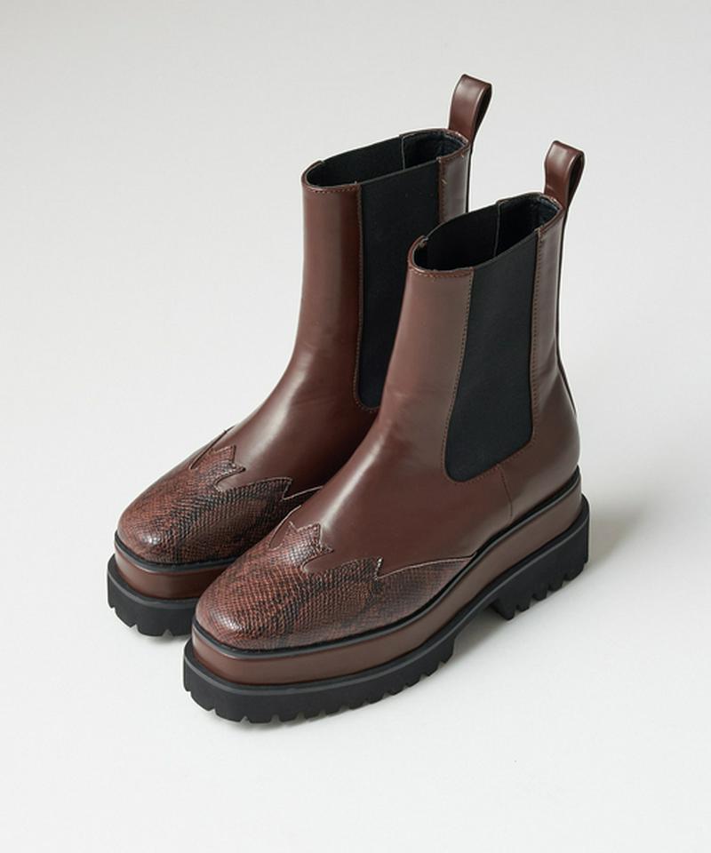 スクエアカッティングゴアブーツ