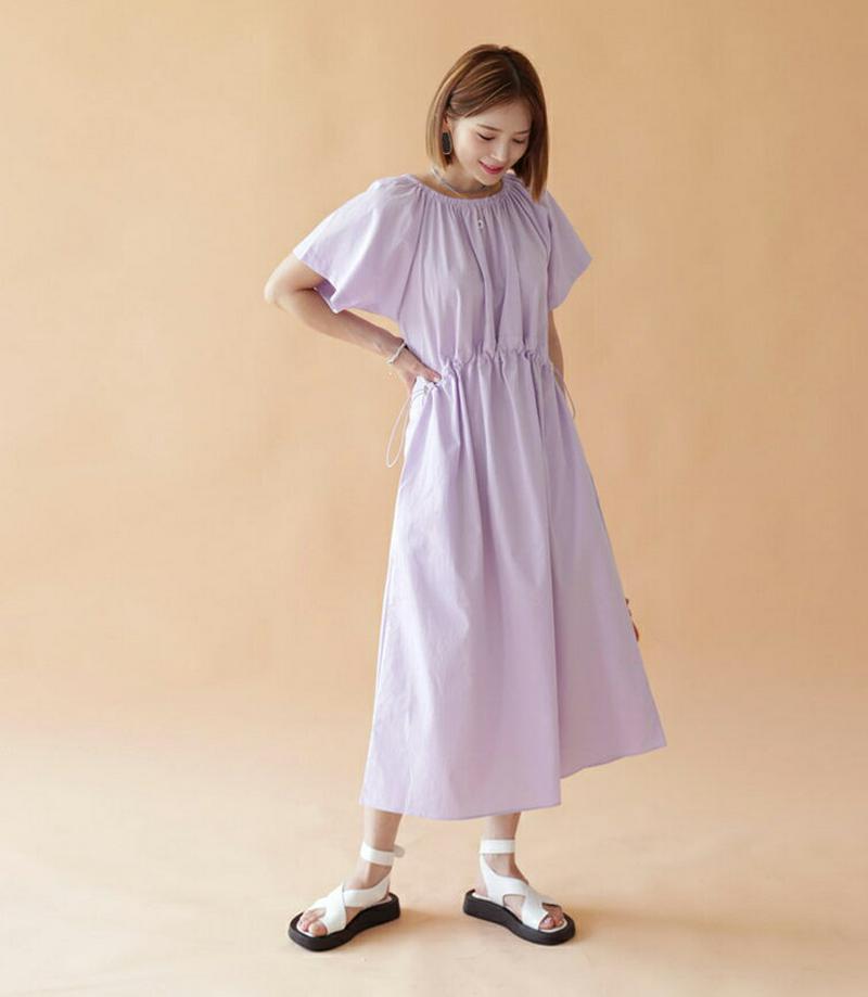 【新作10%OFF】フロントドロストワンピース・全3色・t47767 レディース【tops】【韓国 ファッション ワンピース ロ