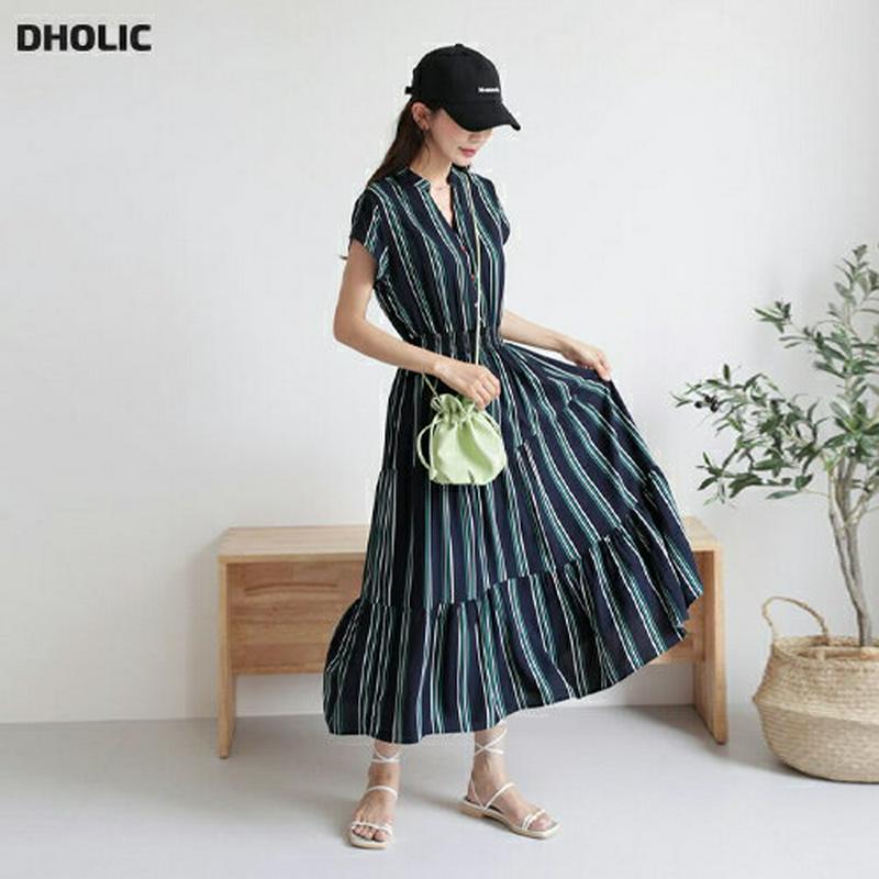 【新作10%OFF】2WAYストライプワンピース・全1色・b47762 レディース【ops】【韓国 ファッション ワンピース ロ