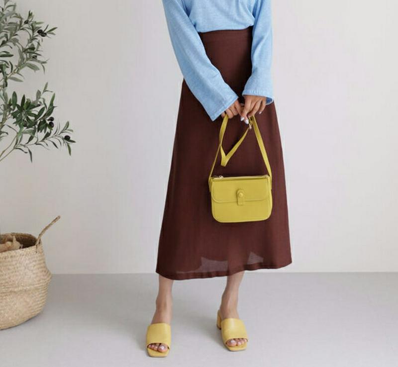 【新作10%OFF】リネン混フレアスカート・全3色・t47775 レディース【sk】【韓国 ファッション ボトムス スカート ロ