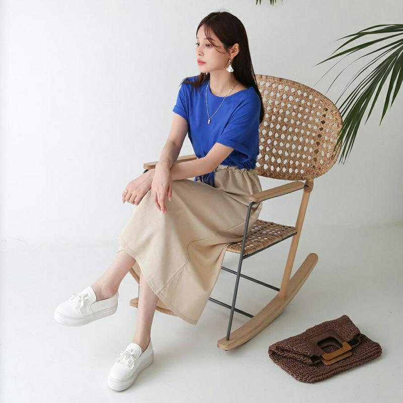 【新作10%OFF】ドロストバイカラーワンピース・全3色・b63224 レディース【ops】【韓国 ファッション ワンピース ロ