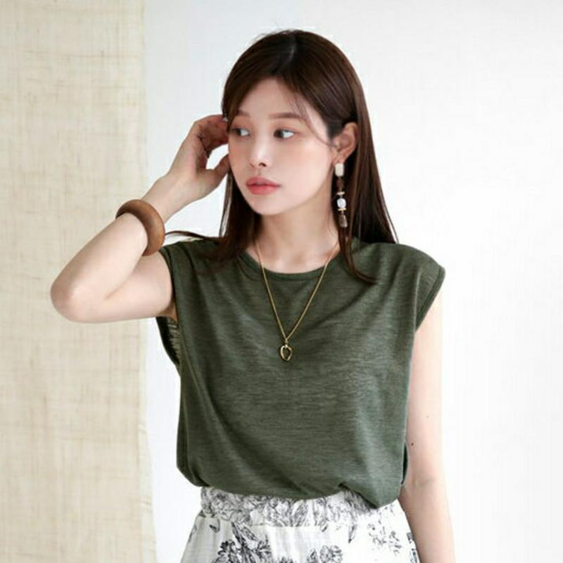 フレンチスリーブTシャツ・全4色・b63188 レディース【tops】【韓国 ファッション トップス Tシャツ フレンチスリーブ