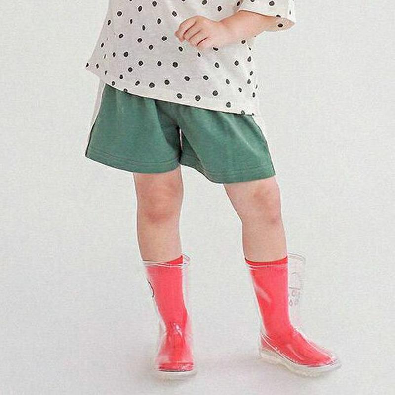 サイドラインショートパンツ・p004497・キッズ 【3~8才】【pt】【韓国 ファッション ボトムス パンツ ハーフ ショート 半ズボン 短パン ウエストゴム サイドライン スポーツ 運動 アウトドア 通学 通園 女の子 男の子 子供 子供服 小学生 夏】【KIDS】