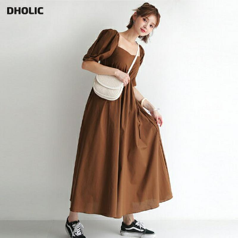 【新作10%OFF】スクエアサイドリボンワンピース・全3色・t60424 レディース【ops】【韓国 ファッション ワンピース 