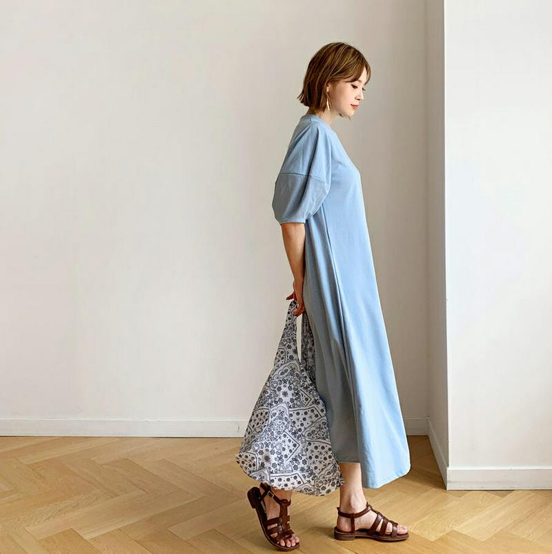 【新作10%OFF】パフフレアワンピース・全3色・b60426 レディース【ops】【韓国 ファッション ワンピース ロング丈 