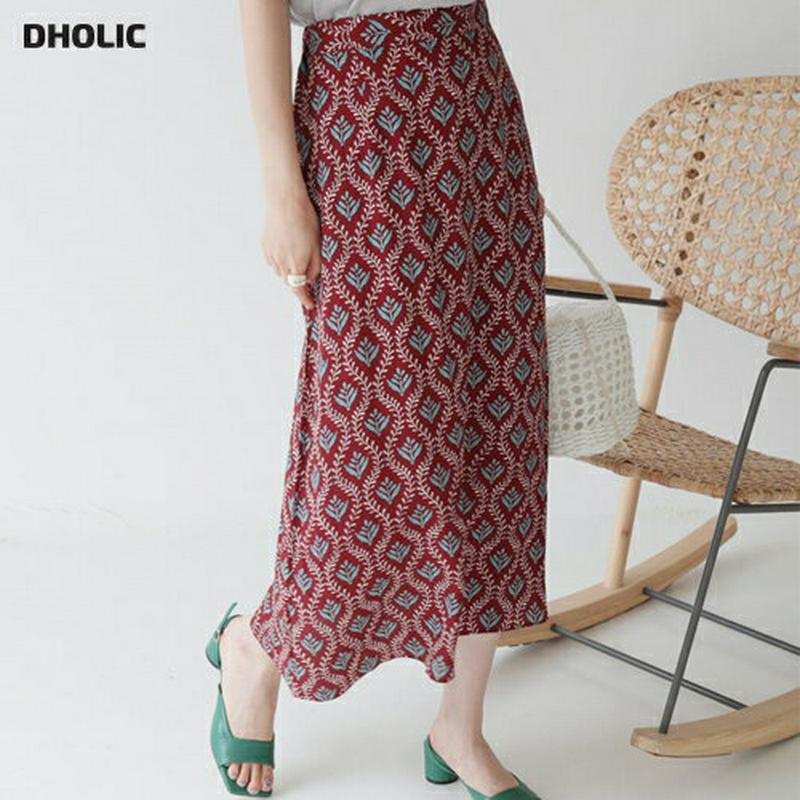 【新作10%OFF】パターンロングスカート・全3色・b63238 レディース【sk】【韓国 ファッション スカート ロング ロン