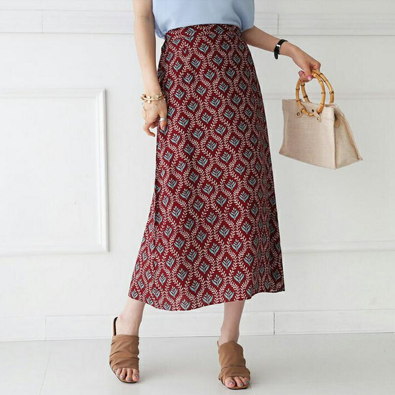 【新作10%OFF】パターンロングスカート・全3色・b63238 レディース【sk】【韓国 ファッション スカート ロング ロン