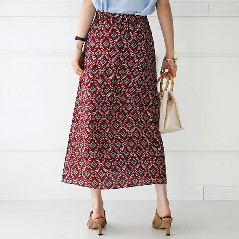 【新作10%OFF】パターンロングスカート・全3色・b63238 レディース【sk】【韓国 ファッション スカート ロング ロン