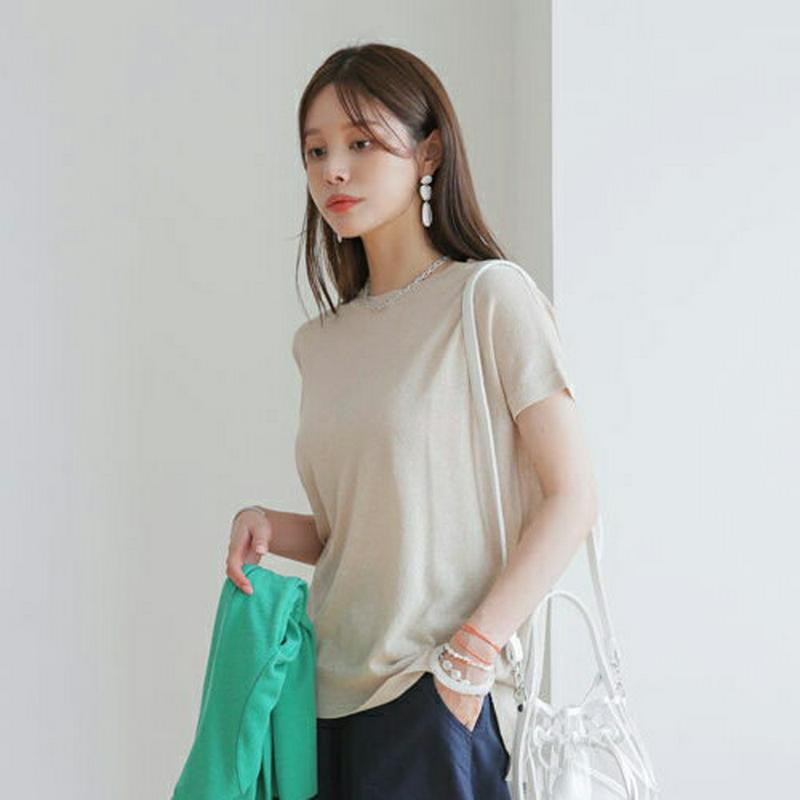 【新作10%OFF】グリッタースリットニット・全5色・b63212 レディース【tops】【韓国 ファッション トップス ニット