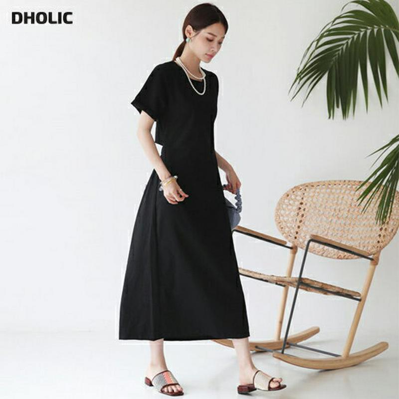 【新作10%OFF】バックスリットワンピース・全3色・t63231 レディース【ops】【韓国 ファッション ワンピース ロング