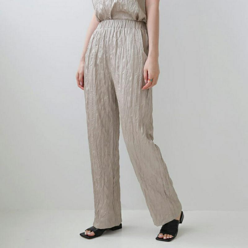 リンクルパンツ・全3色・b63164 レディース【pt】【韓国 ファッション ボトムス ズボン パンツ ロングパンツ シワ リン