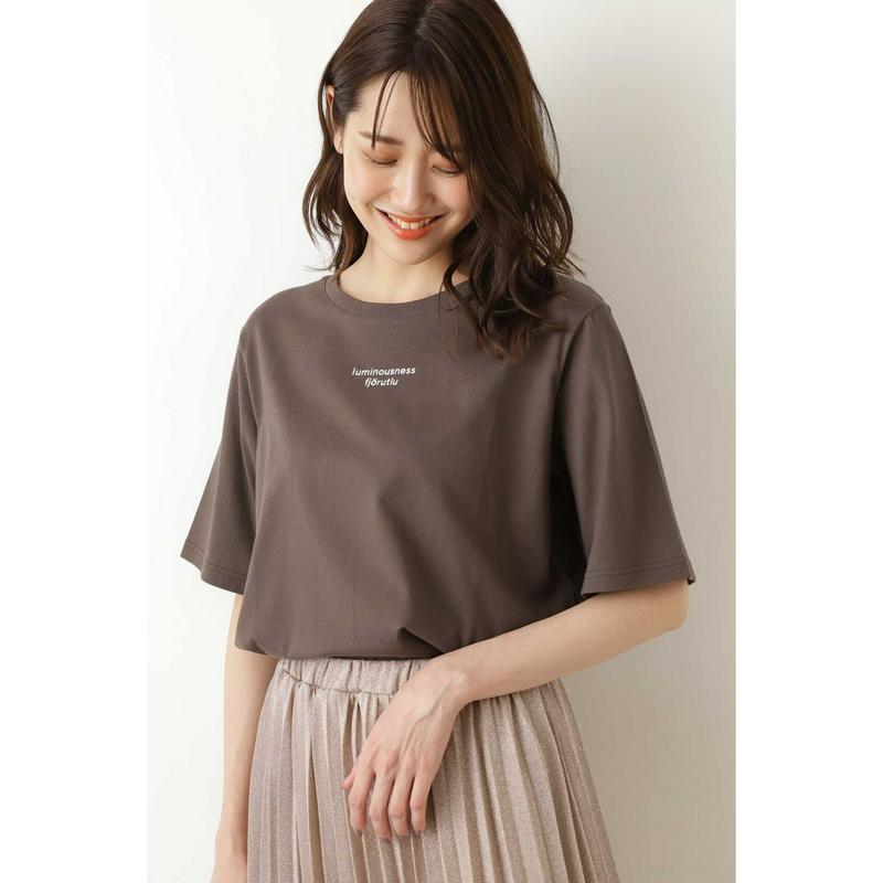 プチフォントロゴＴシャツ（NATURAL BEAUTY BASIC／ナチュラルビューティー ベーシック）
