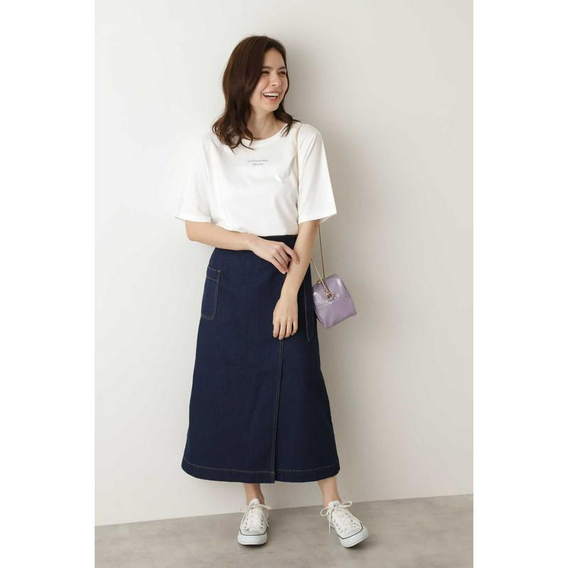 プチフォントロゴＴシャツ（NATURAL BEAUTY BASIC／ナチュラルビューティー ベーシック）