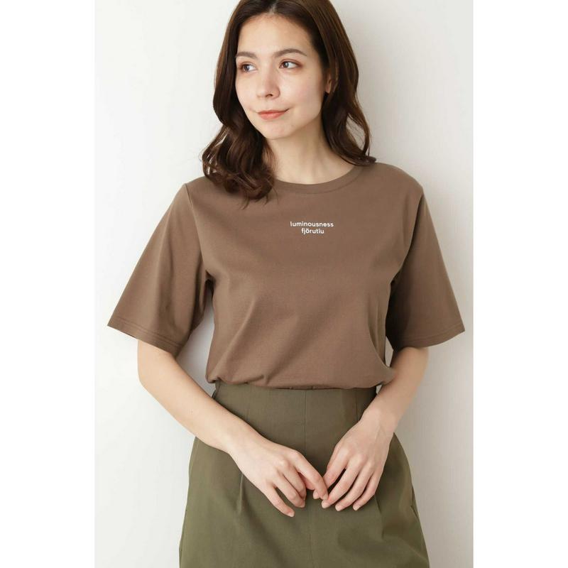プチフォントロゴＴシャツ（NATURAL BEAUTY BASIC／ナチュラルビューティー ベーシック）