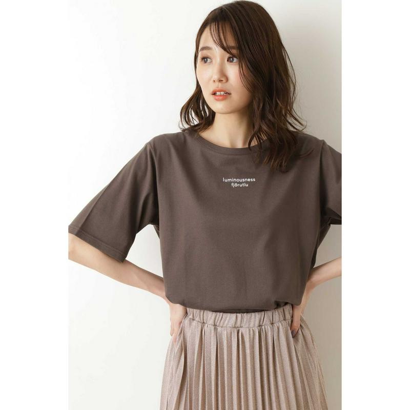プチフォントロゴＴシャツ（NATURAL BEAUTY BASIC／ナチュラルビューティー ベーシック）