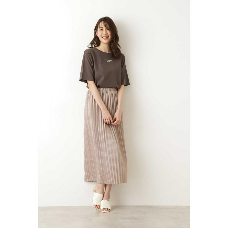 プチフォントロゴＴシャツ（NATURAL BEAUTY BASIC／ナチュラルビューティー ベーシック）