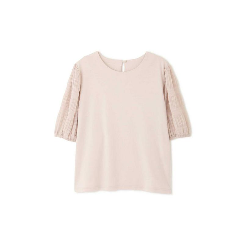 マジョリカプリーツスリーブカットソー（NATURAL BEAUTY BASIC／ナチュラルビューティー ベーシック）