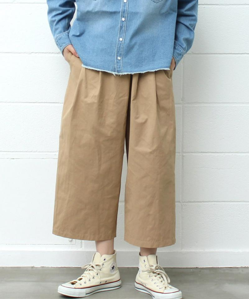 mat　Ｃ／Ｎアシンメトリータックパンツ（mat quotidien）