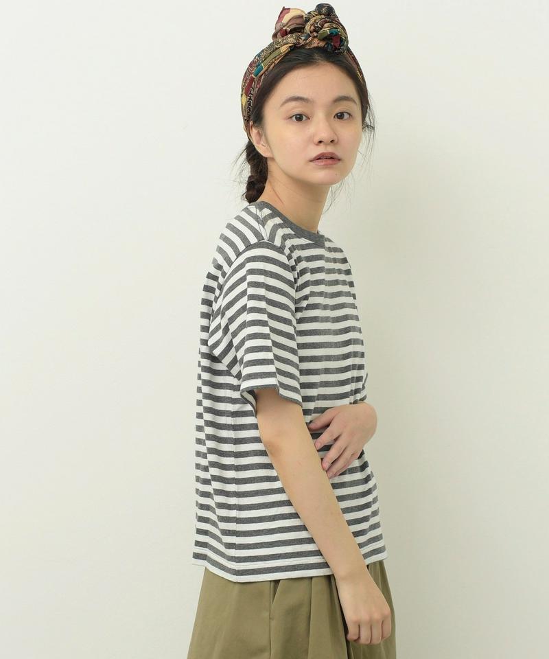 mat　グランコットン ボーダーTシャツ（mat quotidien）