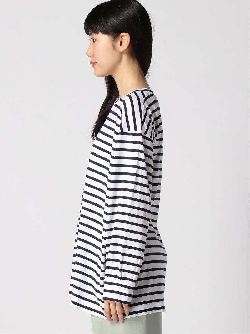 シルケットボーダーロングTシャツ