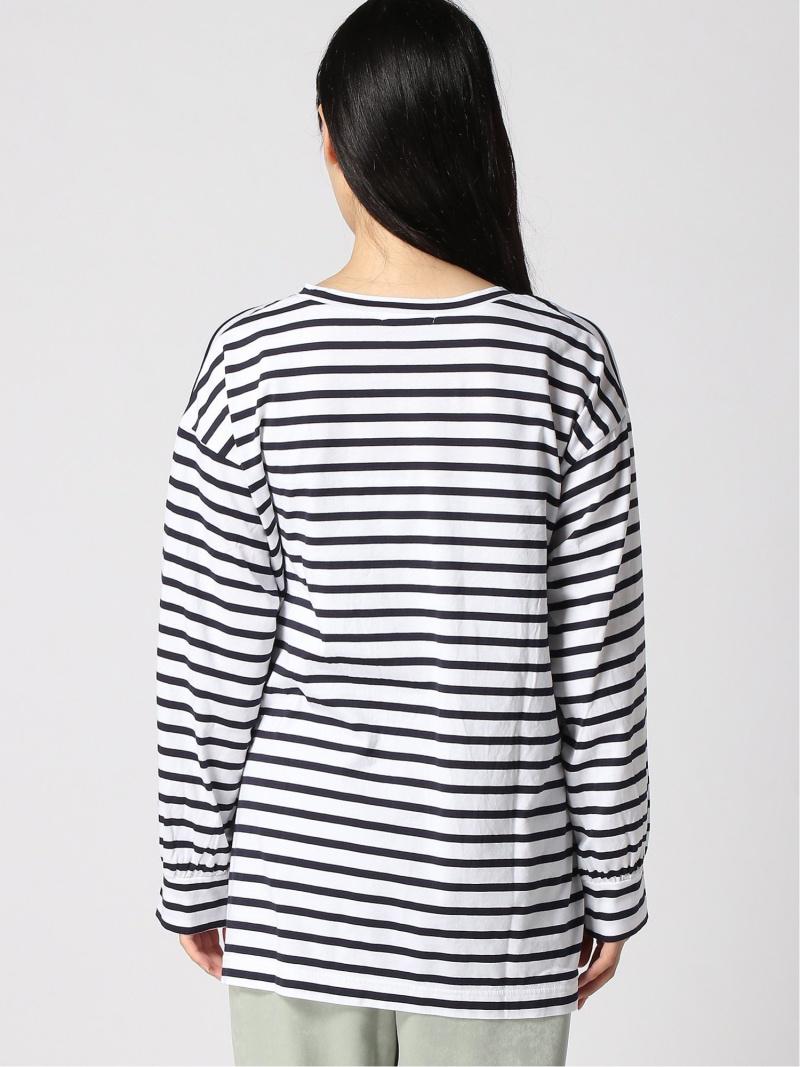 シルケットボーダーロングTシャツ