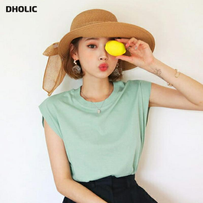【新作10%OFF】フレンチスリーブTシャツ・全6色・b60544 レディース【tops】【韓国 ファッション トップス Tシャ