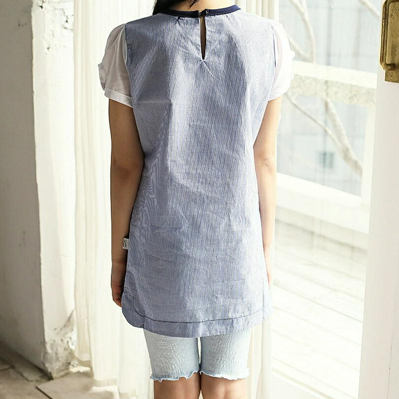 【新作10%OFF】バックストライプ切替Tシャツ・p004533 キッズ【3~8才】【tops】【トップス Tシャツ ストラップ