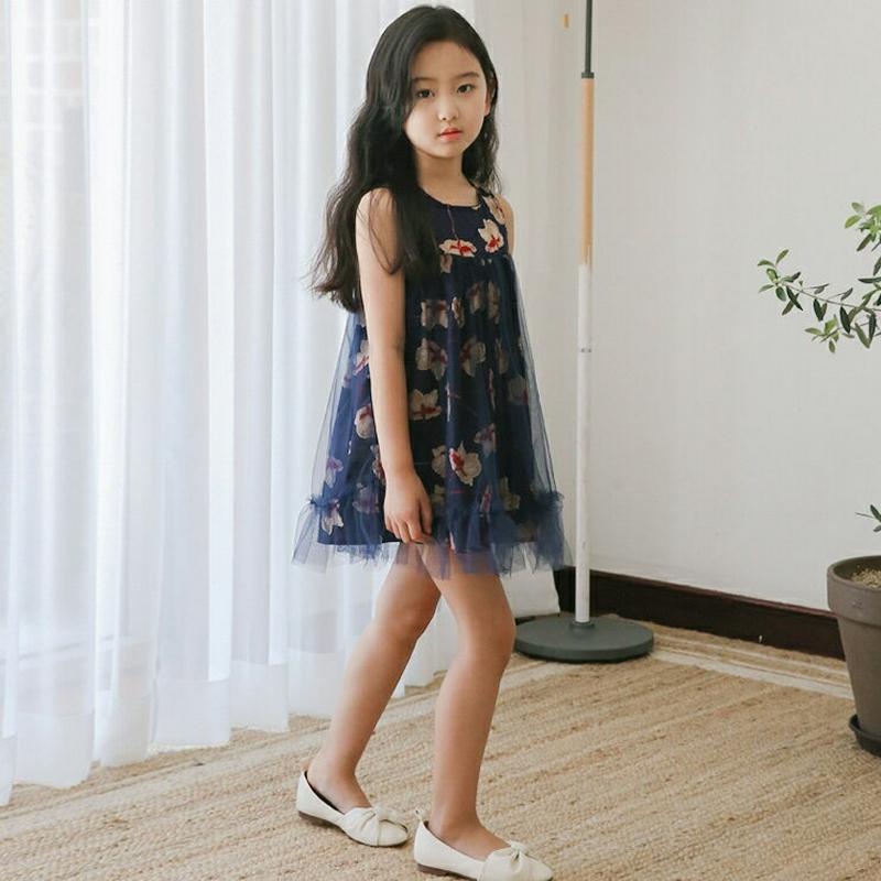 【新作10%OFF】パターンチュール切替ワンピース・p004532 キッズ【3~8才】【ops】【ワンピース スリーブレス ショ