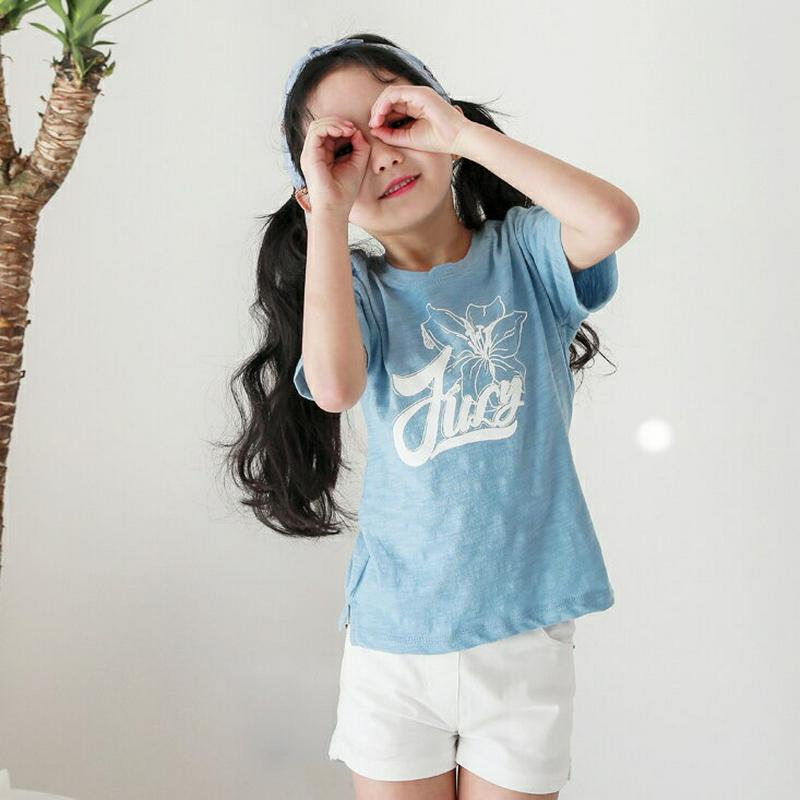 【新作10%OFF】フラワーロゴ半袖Tシャツ・p004550 キッズ【3~8才】【tops】【トップス Tシャツ ロゴT 半袖 
